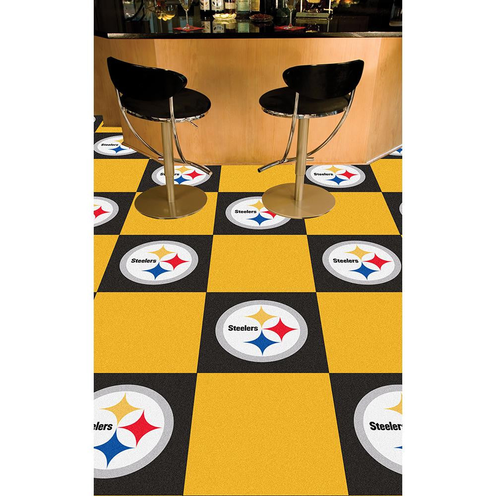 Pittsburgh Steelers NFL Team Logo Carpet Tiles