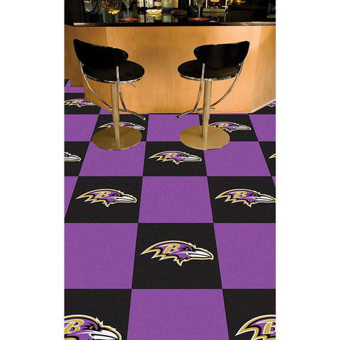 Baltimore Ravens NFL Team Logo Carpet Tiles