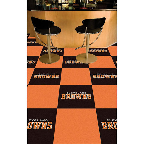 Cleveland Browns NFL Team Logo Carpet Tiles