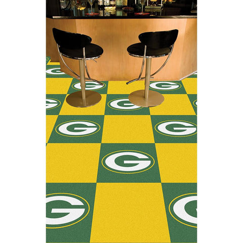 Green Bay Packers NFL Team Logo Carpet Tiles