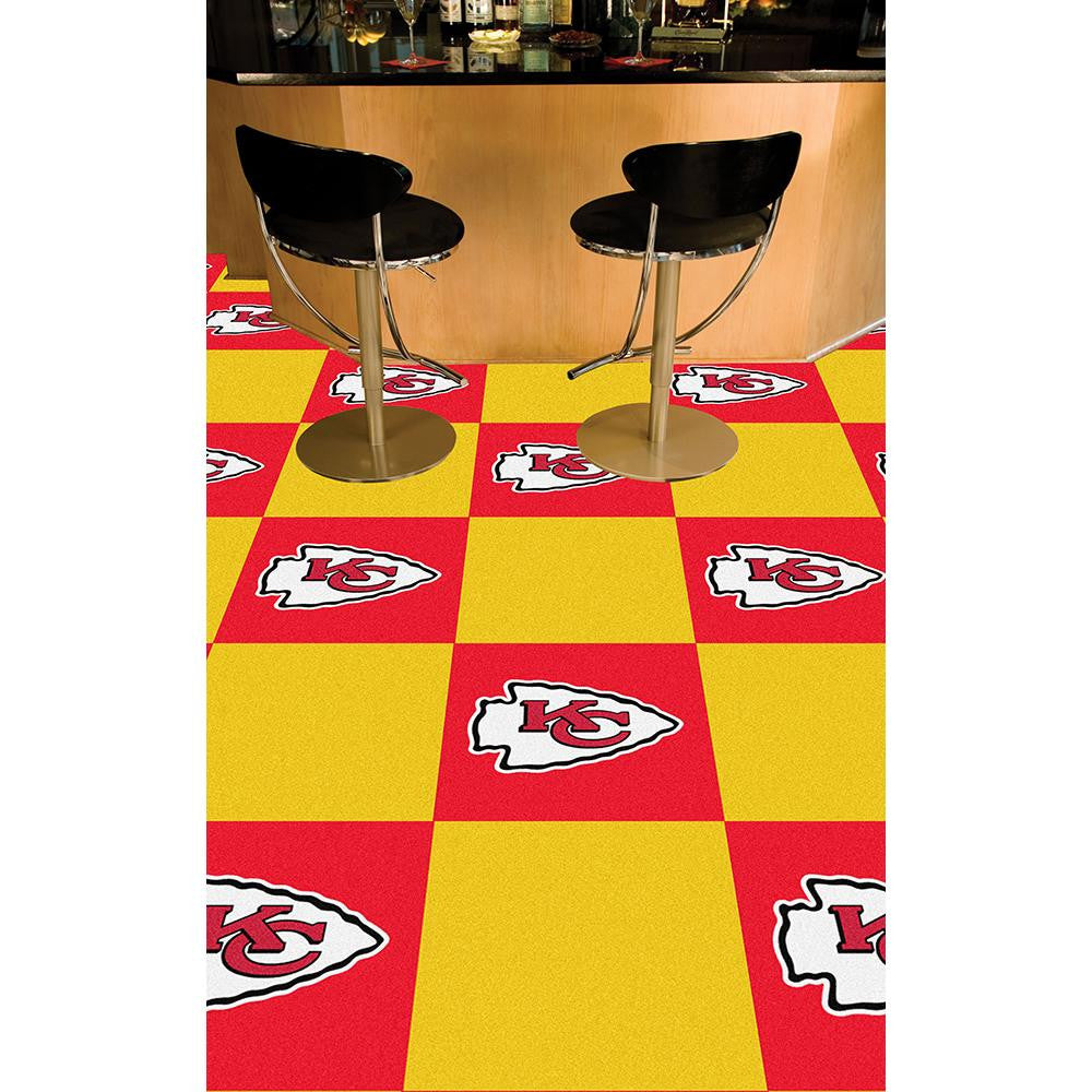 Kansas City Chiefs NFL Team Logo Carpet Tiles