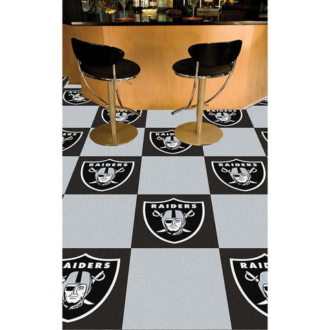 Oakland Raiders NFL Team Logo Carpet Tiles