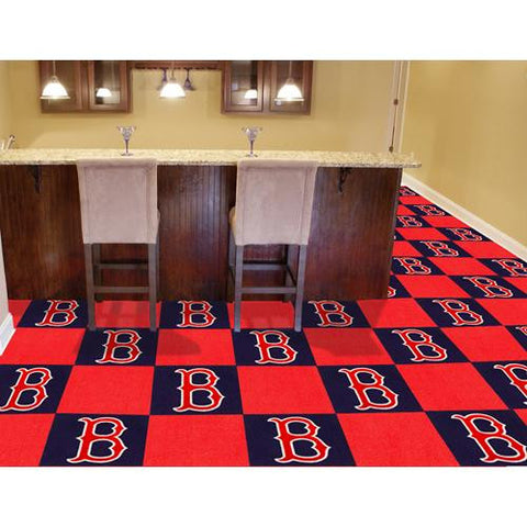 Boston Red Sox MLB Team Logo Carpet Tiles