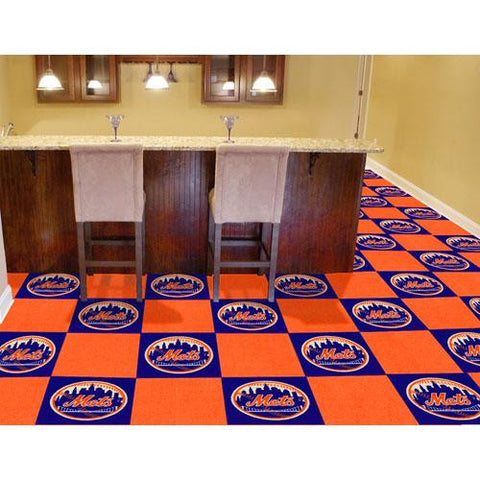 New York Mets MLB Team Logo Carpet Tiles