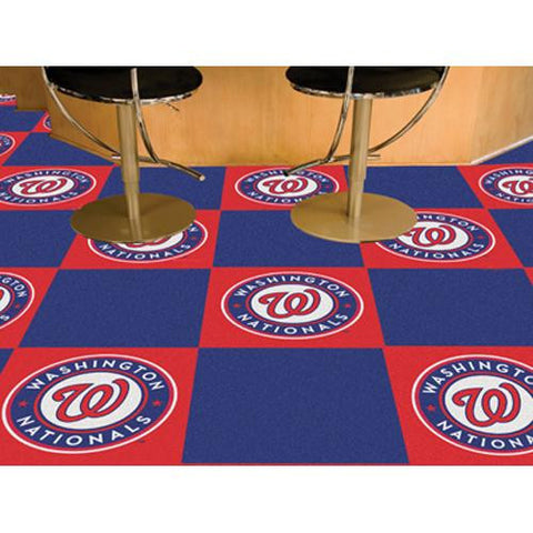 Washington Nationals MLB Team Logo Carpet Tiles