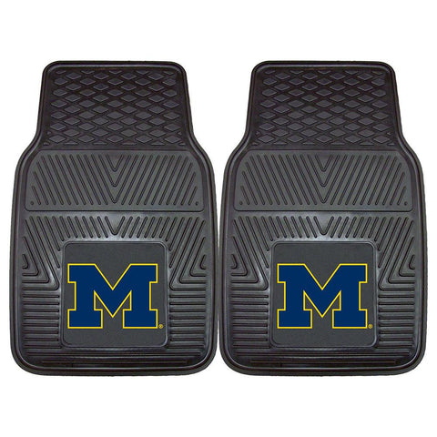 Michigan Wolverines NCAA Heavy Duty 2-Piece Vinyl Car Mats (18x27)