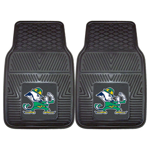 Notre Dame Fighting Irish NCAA Heavy Duty 2-Piece Vinyl Car Mats (18x27)