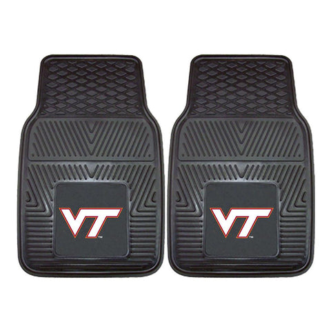 Virginia Tech Hokies NCAA Heavy Duty 2-Piece Vinyl Car Mats (18x27)