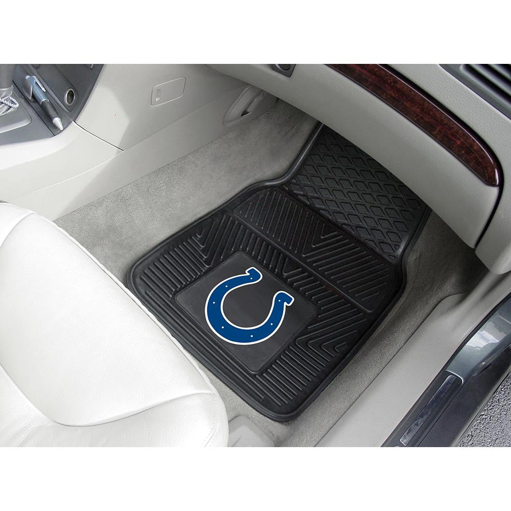 Indianapolis Colts NFL Heavy Duty 2-Piece Vinyl Car Mats (18x27)