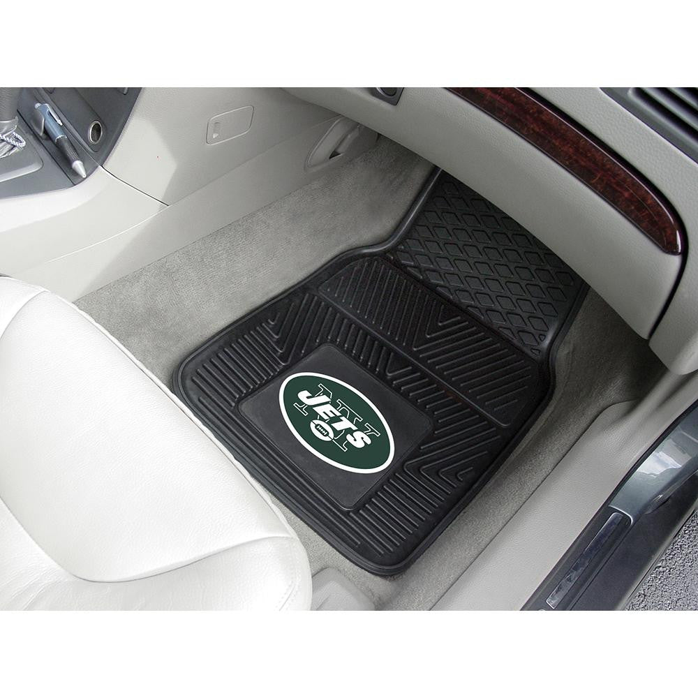 New York Jets NFL Heavy Duty 2-Piece Vinyl Car Mats (18x27)