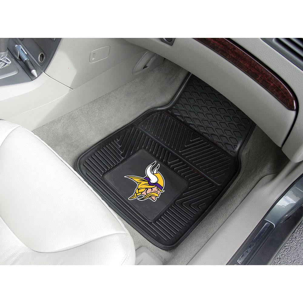 Minnesota Vikings NFL Heavy Duty 2-Piece Vinyl Car Mats (18x27)