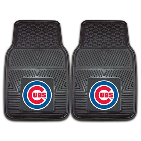 Chicago Cubs MLB Heavy Duty 2-Piece Vinyl Car Mats (18x27)