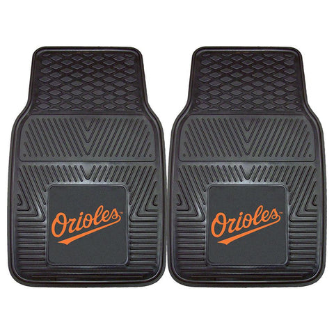 Baltimore Orioles MLB Heavy Duty 2-Piece Vinyl Car Mats (18x27)