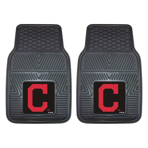 Cleveland Indians MLB Heavy Duty 2-Piece Vinyl Car Mats (18x27)