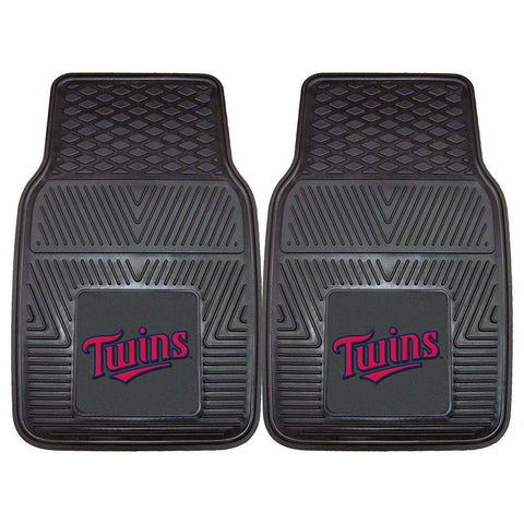 Minnesota Twins MLB Heavy Duty 2-Piece Vinyl Car Mats (18x27)