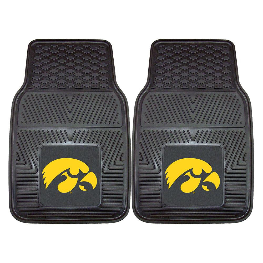 Iowa Hawkeyes NCAA Heavy Duty 2-Piece Vinyl Car Mats (18x27)