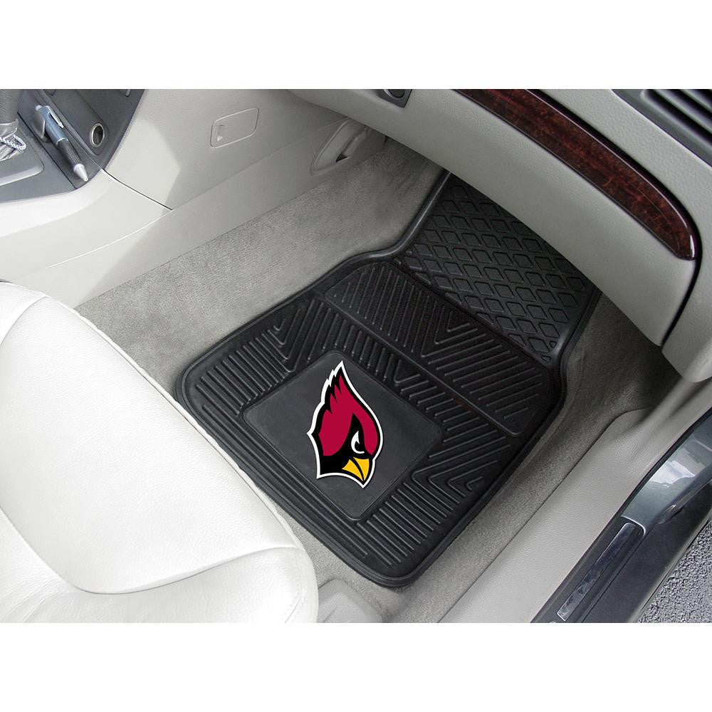 Arizona Cardinals NFL Heavy Duty 2-Piece Vinyl Car Mats (18x27)