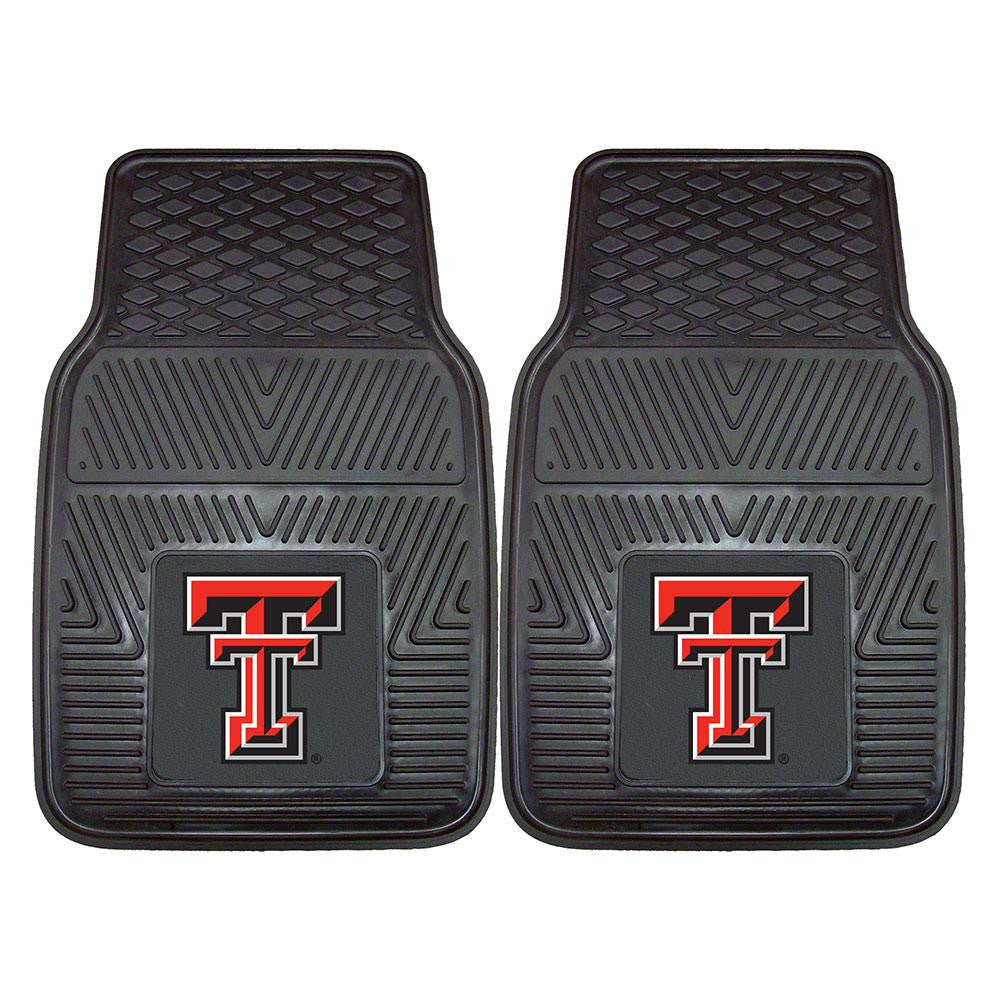 Texas Tech Red Raiders NCAA Heavy Duty 2-Piece Vinyl Car Mats (18x27)