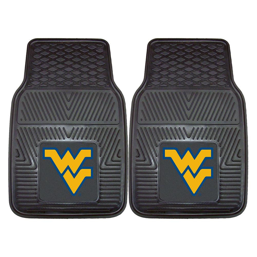 West Virginia Mountaineers NCAA Heavy Duty 2-Piece Vinyl Car Mats (18x27)