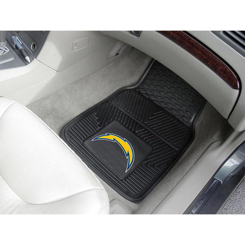 San Diego Chargers NFL Heavy Duty 2-Piece Vinyl Car Mats (18x27)