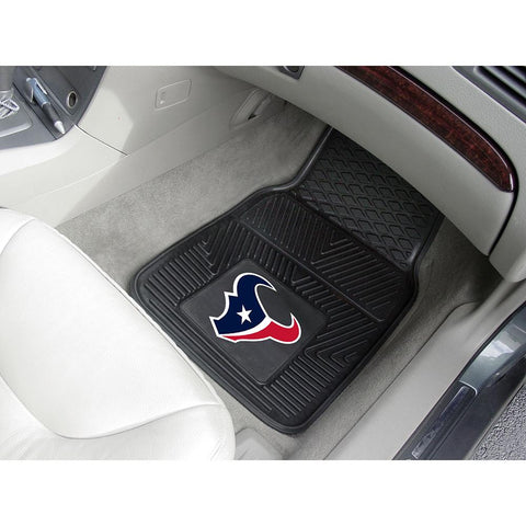 Houston Texans NFL Heavy Duty 2-Piece Vinyl Car Mats (18x27)