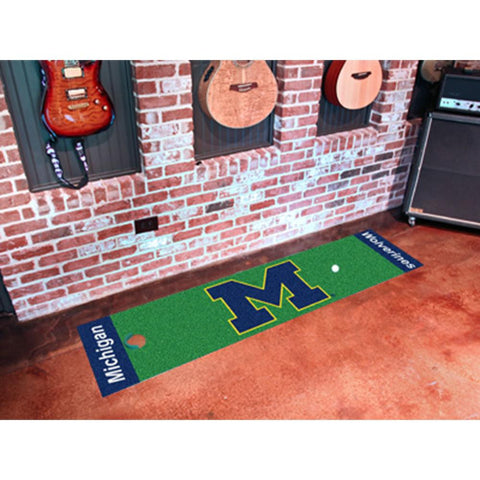 Michigan Wolverines NCAA Putting Green Runner (18x72)