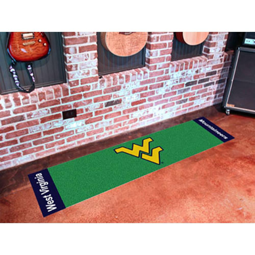 West Virginia Mountaineers NCAA Putting Green Runner (18x72)