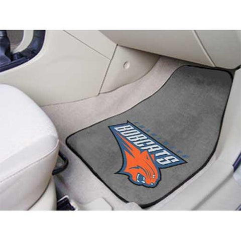 Charlotte Bobcats NBA 2-Piece Printed Carpet Car Mats (18x27)