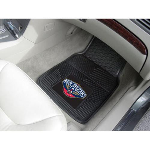 New Orleans Pelicans NBA Heavy Duty 2-Piece Vinyl Car Mats (18x27)