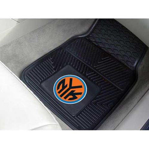 New York Knicks NBA Heavy Duty 2-Piece Vinyl Car Mats (18x27)