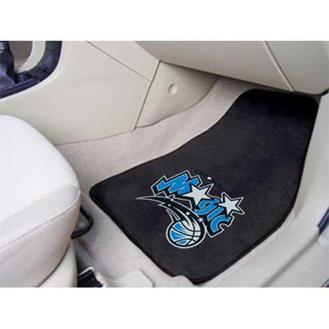 Orlando Magic NBA 2-Piece Printed Carpet Car Mats (18x27)