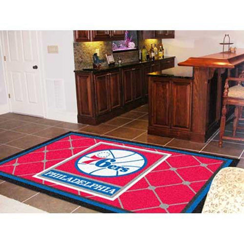 Philadelphia 76ers NBA 5x8 Rug (60x92)