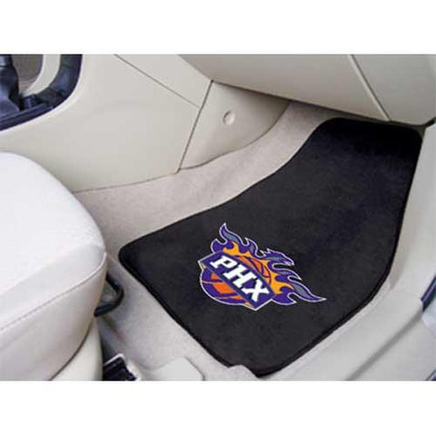 Phoenix Suns NBA 2-Piece Printed Carpet Car Mats (18x27)