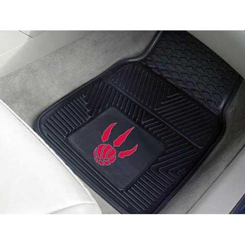 Toronto Raptors NBA Heavy Duty 2-Piece Vinyl Car Mats (18x27)