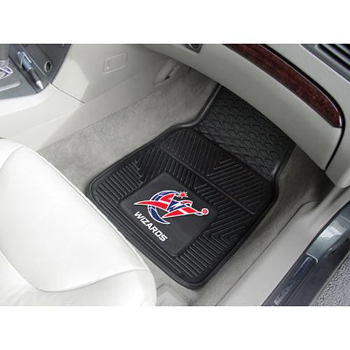 Washington Wizards NBA Heavy Duty 2-Piece Vinyl Car Mats (18x27)