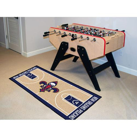 New Orleans Pelicans NBA 2x4 Court Runner (24x44)