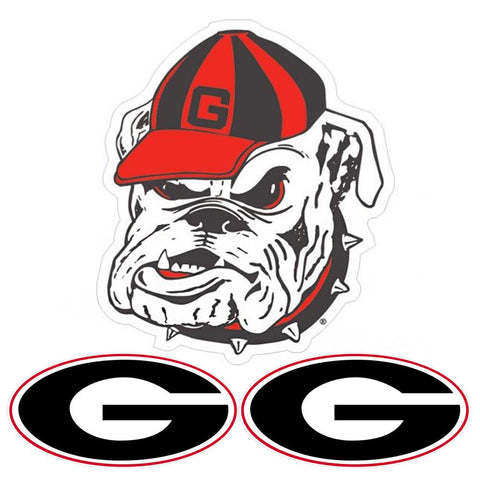 Georgia Bulldogs NCAA Ultimate Car Magnet Kit (3Pc Set)