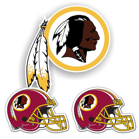 Washington Redskins NFL Ultimate Car Magnet Kit (3Pc Set)