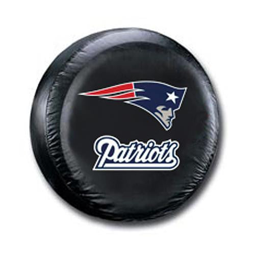 New England Patriots NFL Spare Tire Cover (Large) (Black)