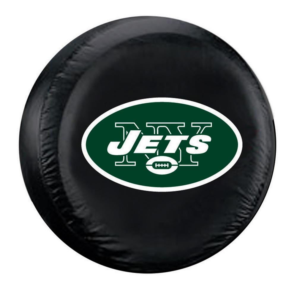 New York Jets NFL Spare Tire Cover (Large) (Black)