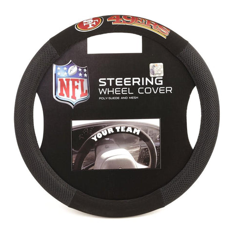 San Francisco 49ers NFL Mesh Steering Wheel Cover