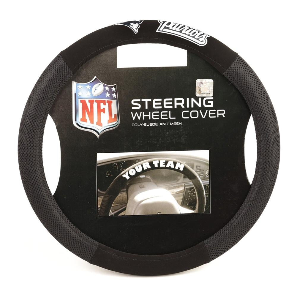 New England Patriots NFL Mesh Steering Wheel Cover