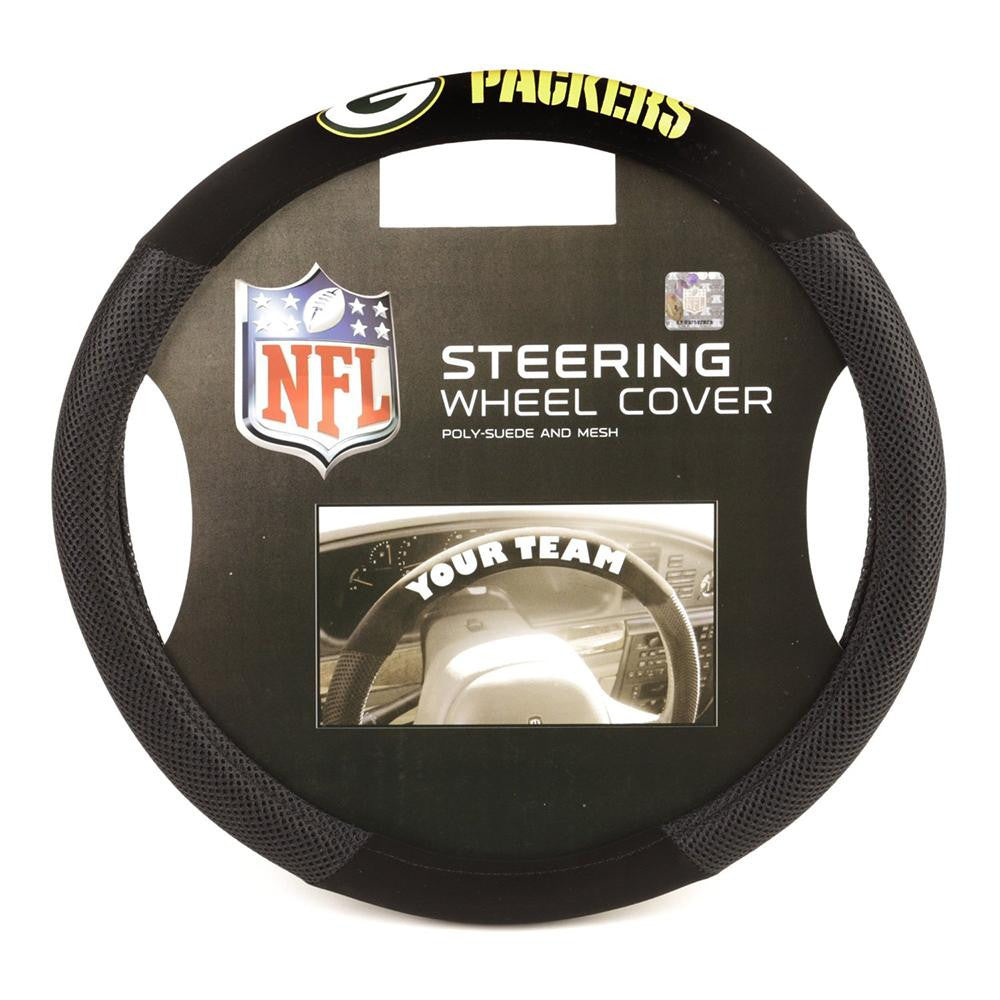 Green Bay Packers NFL Mesh Steering Wheel Cover