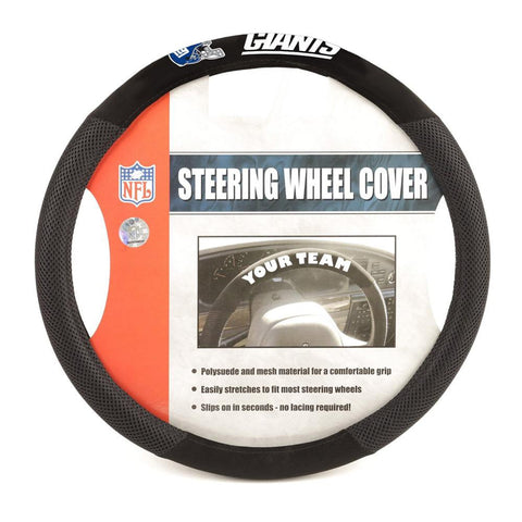 New York Giants NFL Mesh Steering Wheel Cover