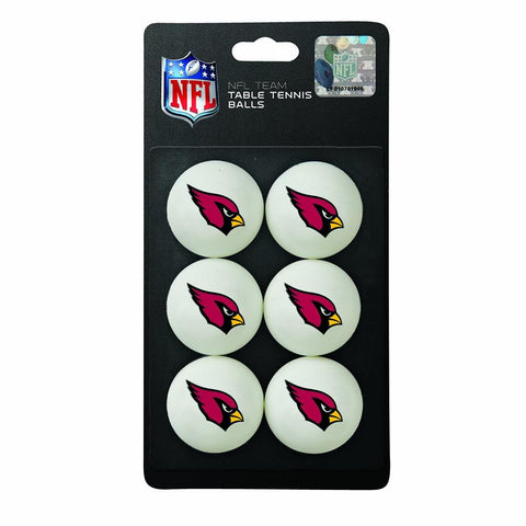 Arizona Cardinals NFL Table Tennis Balls (6pc)