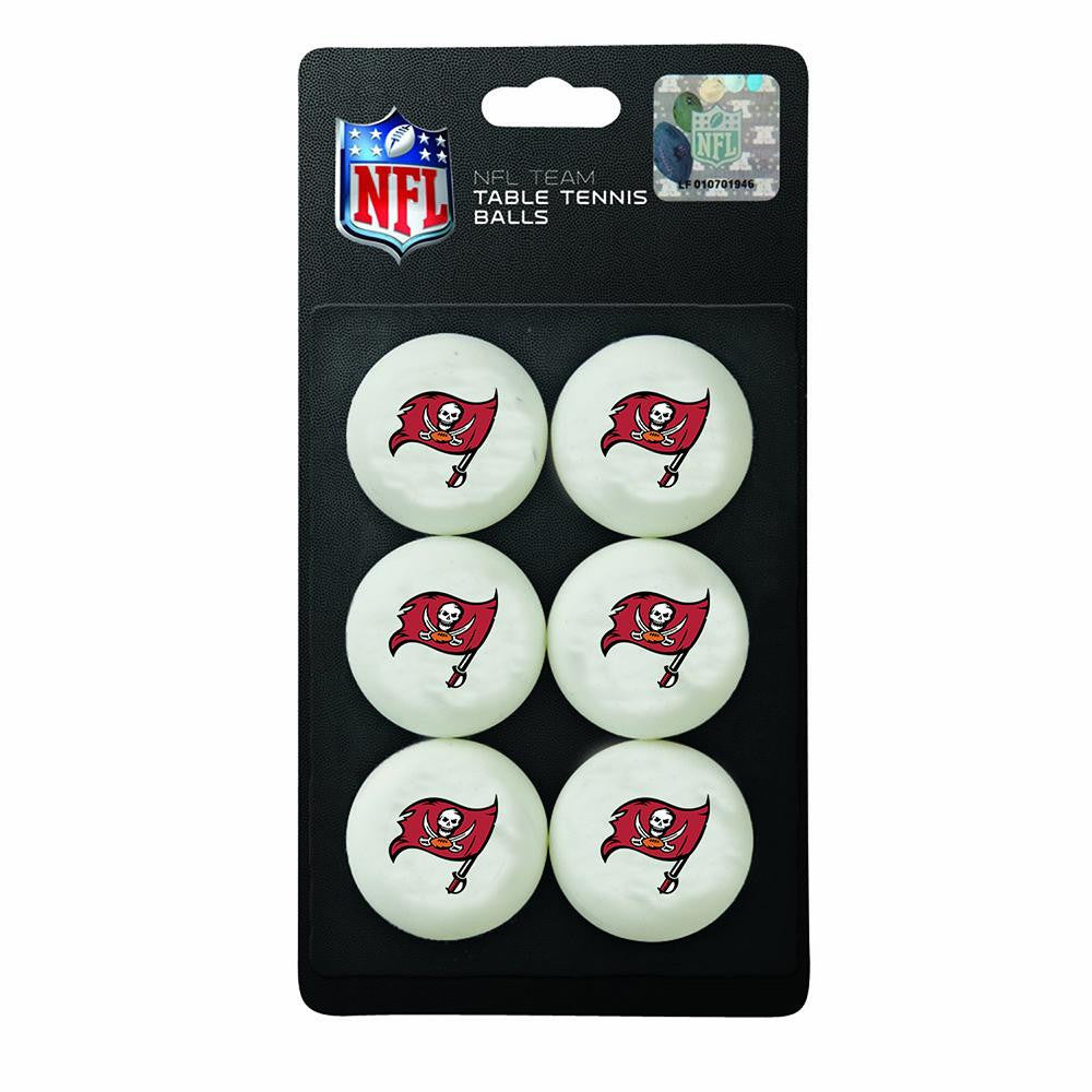 Tampa Bay Buccaneers NFL Table Tennis Balls (6pc)