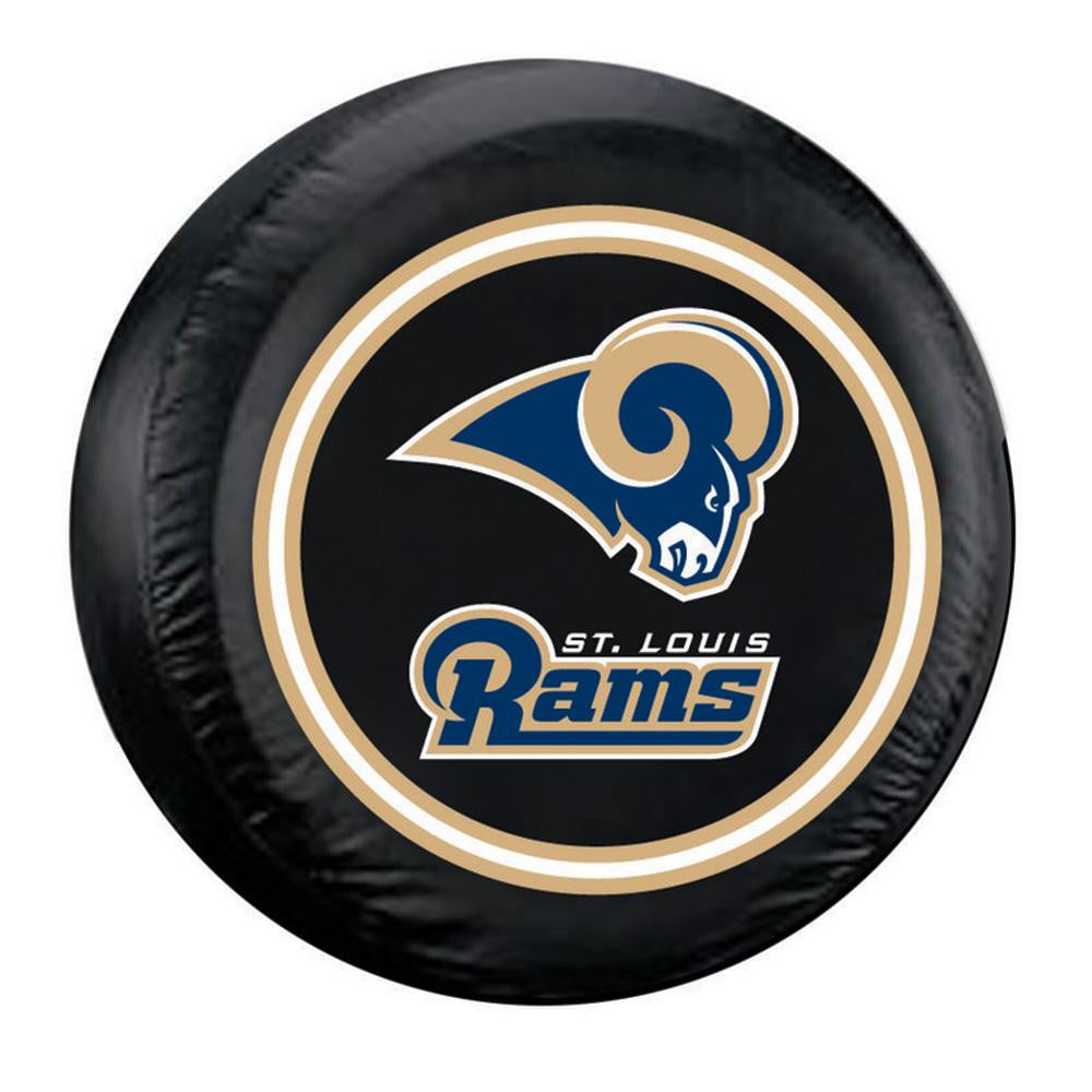 Saint Louis Rams NFL Spare Tire Cover (Standard) (Black)