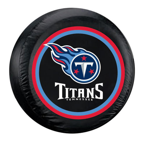 Tennessee Titans NFL Spare Tire Cover (Standard) (Black)