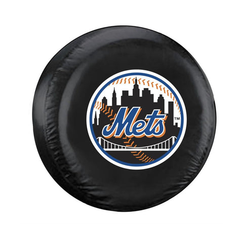 New York Mets MLB Spare Tire Cover (Standard) (Black)