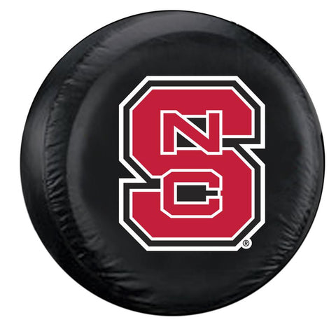 North Carolina State Wolfpack NCAA Spare Tire Cover (Standard) (Black)